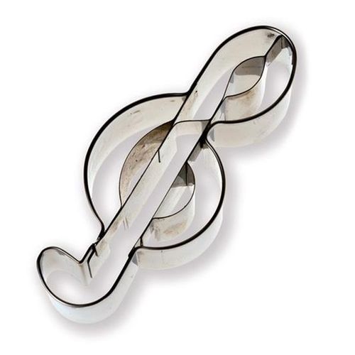 Treble Clef Cookie Cutter