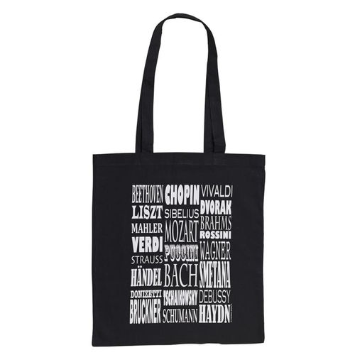Tote bag, black, Composer Names
