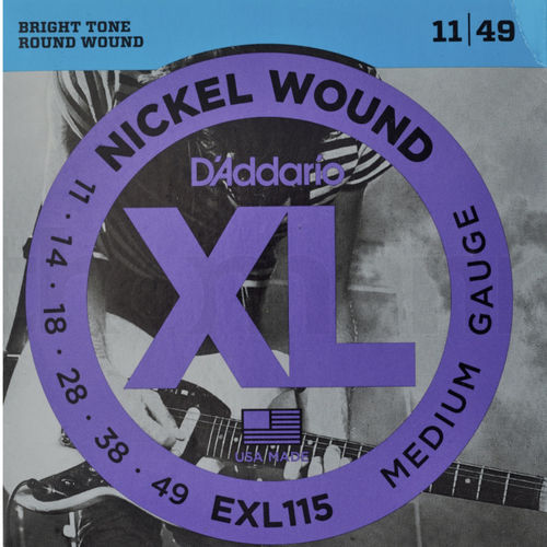 D'Addario EXL115 11-49 - Electric Guitar Strings