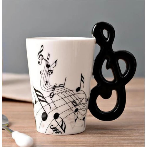 Ceramic Mug with G clef