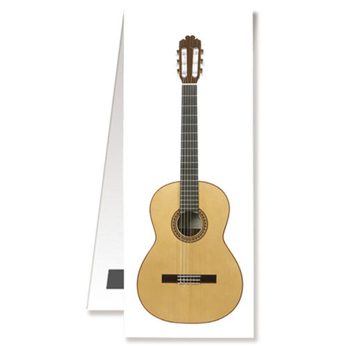 Bookmark with magnet, classical guitar